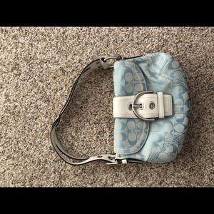 Small Blue Coach Purse